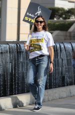 JENNIFER GARNER at Sag-aftra Strike in Los Angeles 10/24/2023