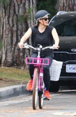JENNIFER GARNER on a Bike Ride in Los Angeles 10/03/2023