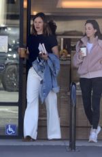 JENNIFER GARNER Out for Coffee with a Friend in Santa Monica 10/02/2023
