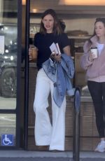 JENNIFER GARNER Out for Coffee with a Friend in Santa Monica 10/02/2023