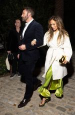 JENNIFER LOPEZ and Ben Affleck Night Out in Los Angeles 10/28/2023