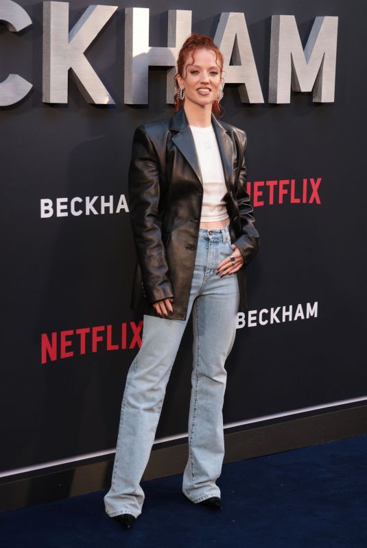 JESS GLYNNE at Beckham TV Show Premiere in London 10/03/2023