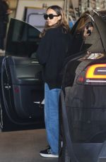 JESSICA ALBA Heading to Milk Studios in West Hollywood 10/30/2023