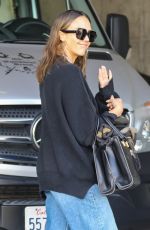 JESSICA ALBA Heading to Milk Studios in West Hollywood 10/30/2023