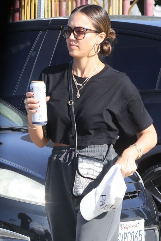 JESSICA ALBA Out and About in Los Angeles 10/19/2023