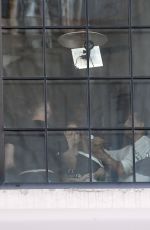 JESSICA CHASTAIN and Kristofer Buckle at Bowery Hotel After Walking Picket Line at SAG Protest in New York 10/16/2023