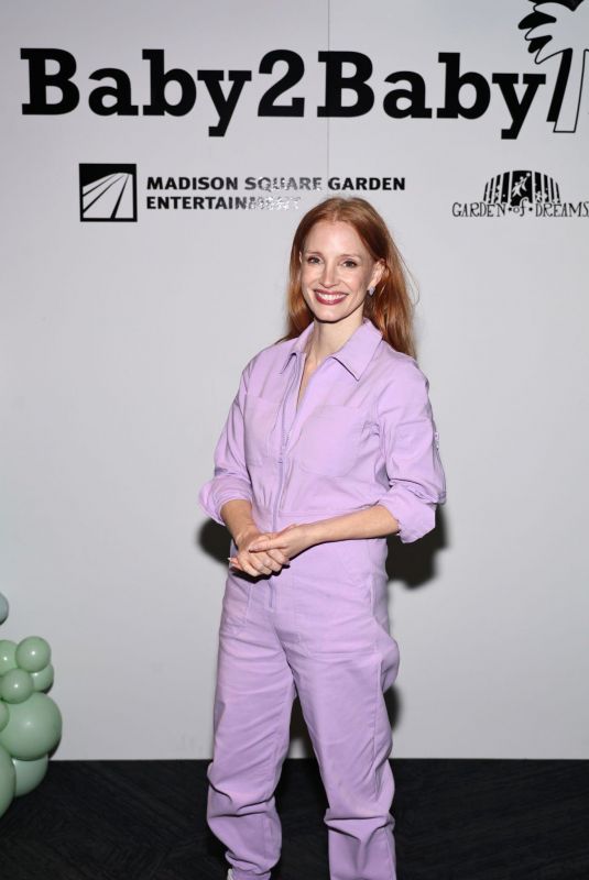 JESSICA CHASTAIN at Baby2Baby
