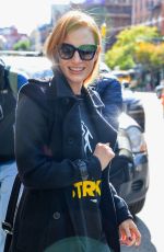 JESSICA CHASTAIN at Sag Strike in New York 10/16/2023