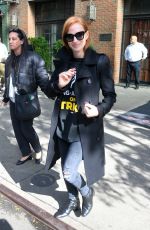 JESSICA CHASTAIN at Sag Strike in New York 10/16/2023