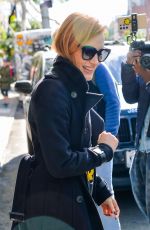 JESSICA CHASTAIN Leaves a Hotel in New York 10/16/2023