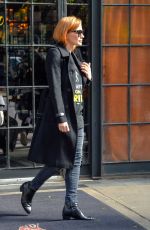 JESSICA CHASTAIN Leaves a Hotel in New York 10/16/2023