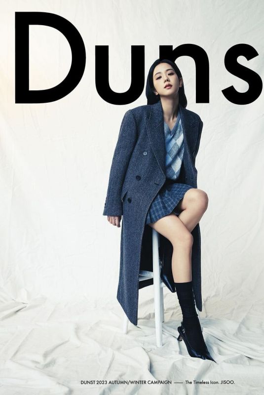 JISOO for Dunst Fall/winter 2023 Campaign