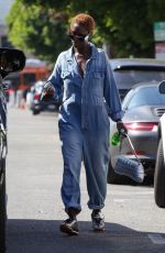JODIE TURNER-SMITH Out at Melrose Place and Maria Tash Store 10/12/2023
