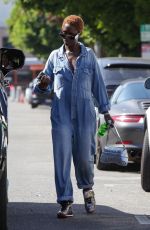 JODIE TURNER-SMITH Out at Melrose Place and Maria Tash Store 10/12/2023