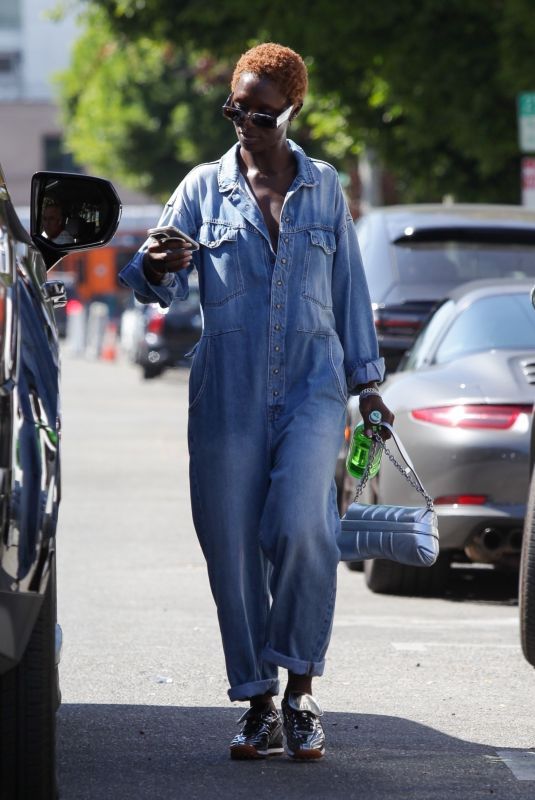 JODIE TURNER-SMITH Out at Melrose Place and Maria Tash Store 10/12/2023
