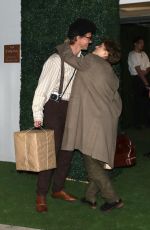 JOEY KING Arrives at Vas Morgan and Michael Braun Halloween Party 10/28/2023