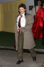 JOEY KING Arrives at Vas Morgan and Michael Braun Halloween Party 10/28/2023