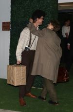 JOEY KING Arrives at Vas Morgan and Michael Braun Halloween Party 10/28/2023