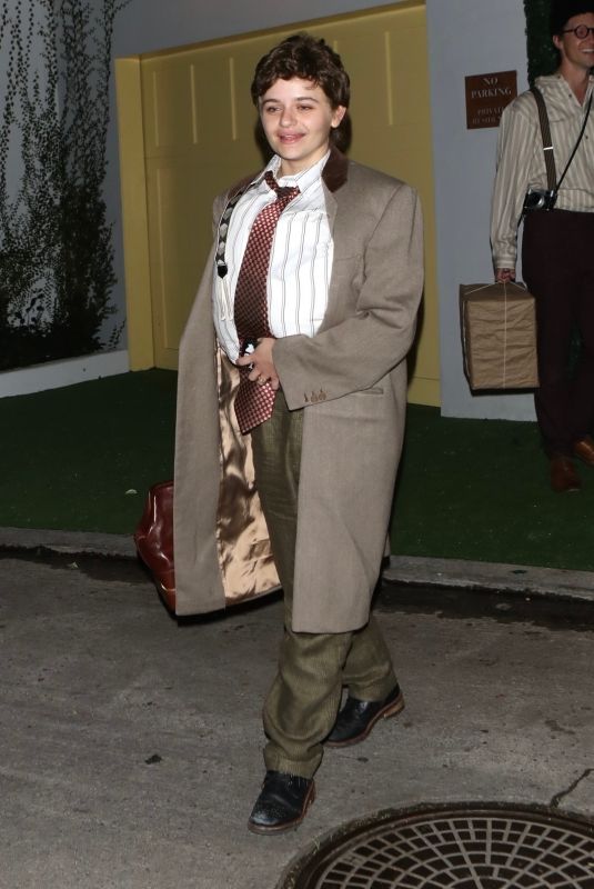 JOEY KING Arrives at Vas Morgan and Michael Braun Halloween Party 10/28/2023