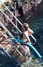 JOEY KING in Bikini on Vacation in Capri 10/04/2023