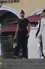 JORDYN and JODIE WOODS Out for Lunch with Friend in Calabasas 10/19/2023