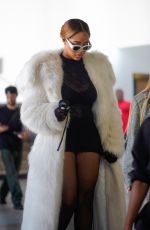 JORDYN WOODS Arrives at Nina Ricci Show at Paris Fashion Week 09/29/2023