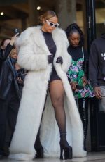 JORDYN WOODS Arrives at Nina Ricci Show at Paris Fashion Week 09/29/2023