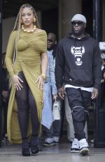 JORDYN WOODS Leaves a Fashion Show at Paris Fashion Week 10/01/2023