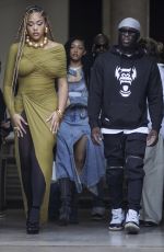 JORDYN WOODS Leaves a Fashion Show at Paris Fashion Week 10/01/2023