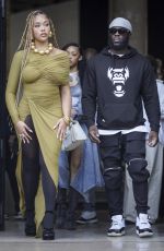 JORDYN WOODS Leaves a Fashion Show at Paris Fashion Week 10/01/2023