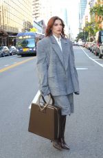JULIA FOX Arrivves at Drew Barrymore Show in New York 10/11/2023