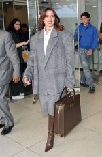 JULIA FOX Arrivves at Drew Barrymore Show in New York 10/11/2023