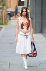 JULIA FOX Out in London 10/19/2023