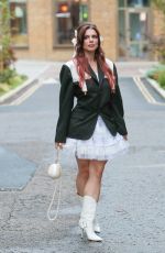 JULIA FOX Out in London 10/20/2023
