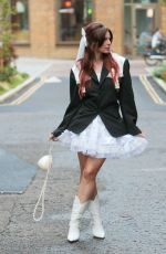 JULIA FOX Out in London 10/20/2023