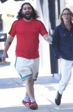 JULIE BOWEN and Orson Out for Lunch in Beverly Hills 10/04/2023