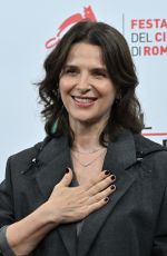 JULIETTE BINOCHE at The Taste of Things Photocall at 18th Rome Film Festival 10/21/2023