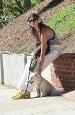 KAIA GERBER Out for a Dog Walk in Los Angeles 10/14/2023