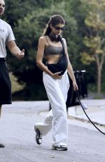 KAIA GERBER Out Hiking with a Friend and Her Dog in Los Angeles 10/11/2023
