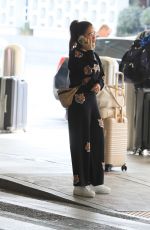 KAITLYN BRISTOWE and AJ McLean at LAX Airport 10/24/2023