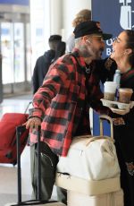 KAITLYN BRISTOWE and AJ McLean at LAX Airport 10/24/2023