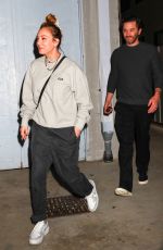KALEY CUOCO and Tom Pelphrey Arrives Churchome Service at Saban Theater in Los Angeles 10/25/2023