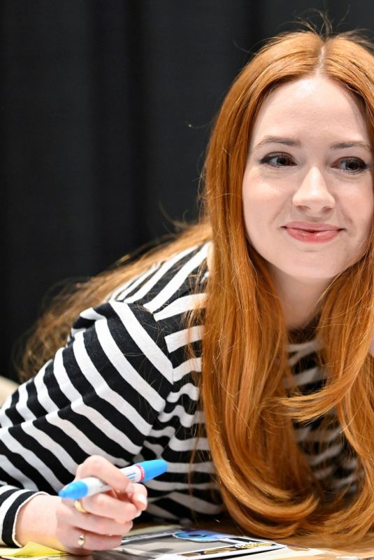 KAREN GILLAN at New York Comic-con 2023, Day 2 in New York 10/13/2023