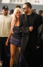 KAROL G Arrives at Mugler Womenswear Spring/Summer 2024 Show at Paris Fashion Week 10/02/2023