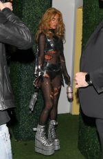 KATE BECKINSALE Arrives at Vas Morgan and Michael Braun Halloween Party 10/28/2023