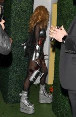 KATE BECKINSALE Arrives at Vas Morgan and Michael Braun Halloween Party 10/28/2023