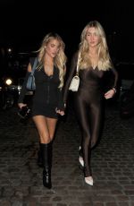 KATE CASSIDY Leaves Chiltern Firehouse with a Friend in London 10/06/2023