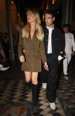 KATE CASSIDY Out for Dinner in Paris 10/02/203