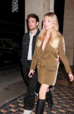 KATE CASSIDY Out for Dinner in Paris 10/02/203