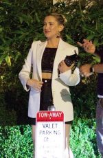 KATE HUDSON Leaves San Vicente Bungalows in West Hollywood 10/13/2023